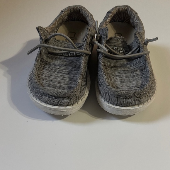 Hey Dude Kids Gray Moccasins - Picture 2 of 6